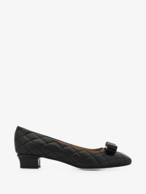 quilted Vara bow pumps