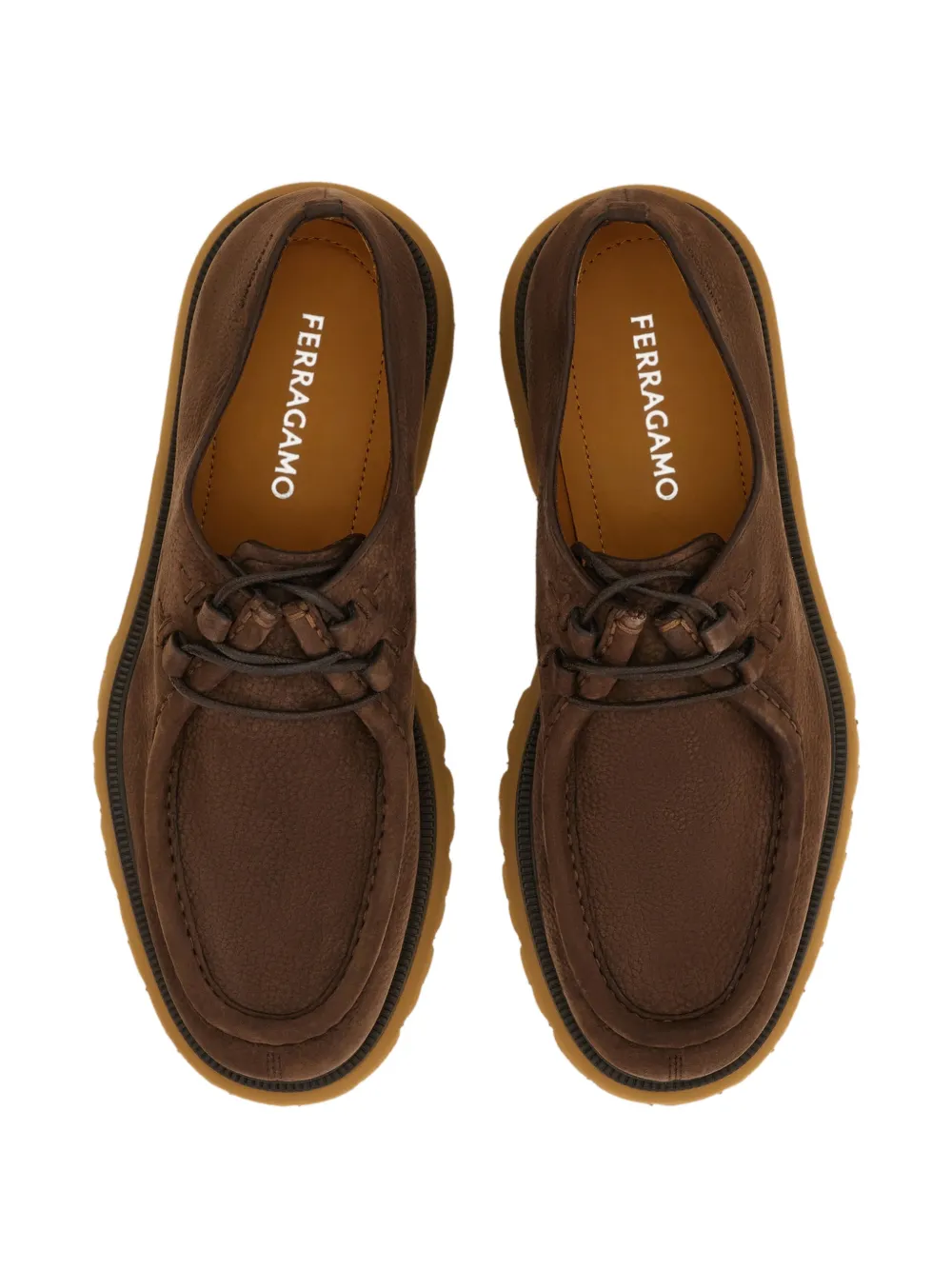 Ferragamo chunky lace-up shoes Bruin