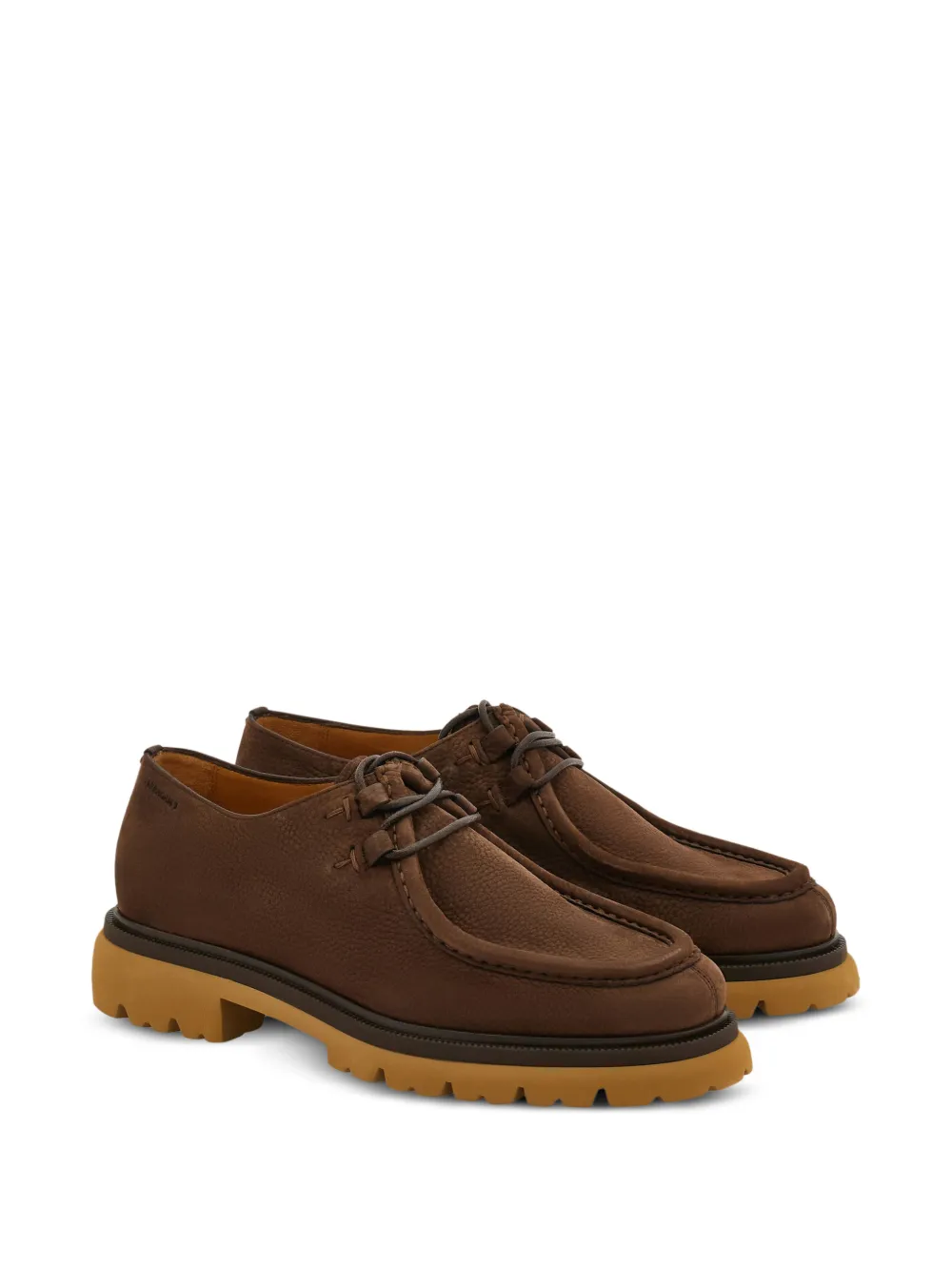 Ferragamo chunky lace-up shoes Bruin