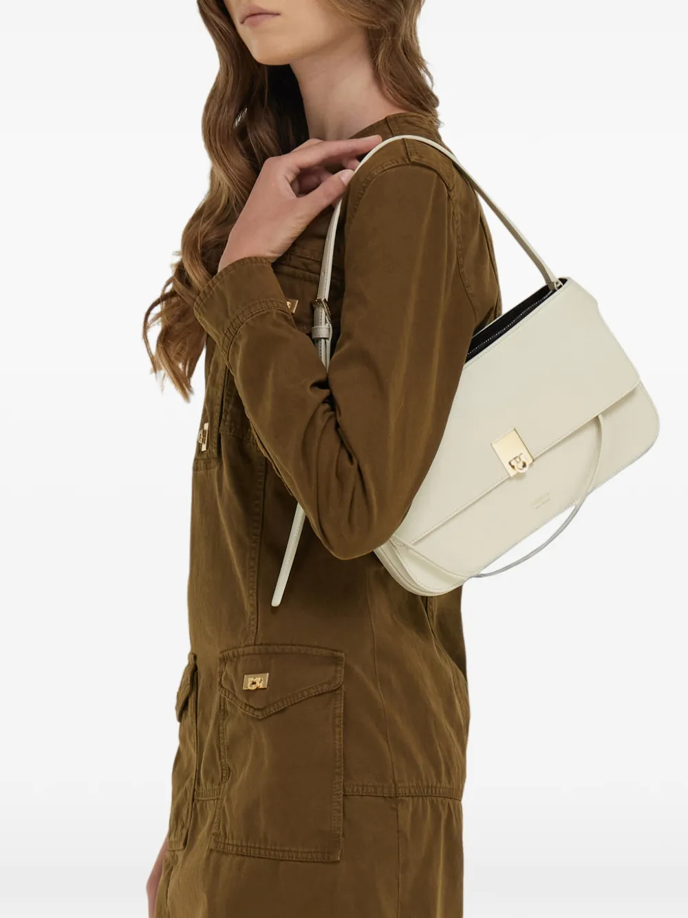 Ferragamo Cara mini-tas Beige