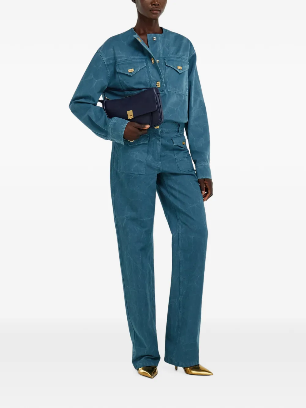 Ferragamo XS Cara schoudertas Blauw