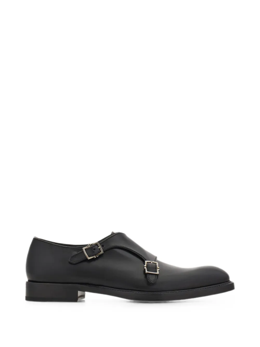 Ferragamo Double monkstrap shoes Zwart