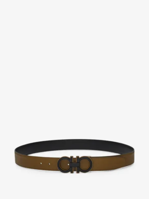 Ferragamo Reversible and adjustable Gancini belt