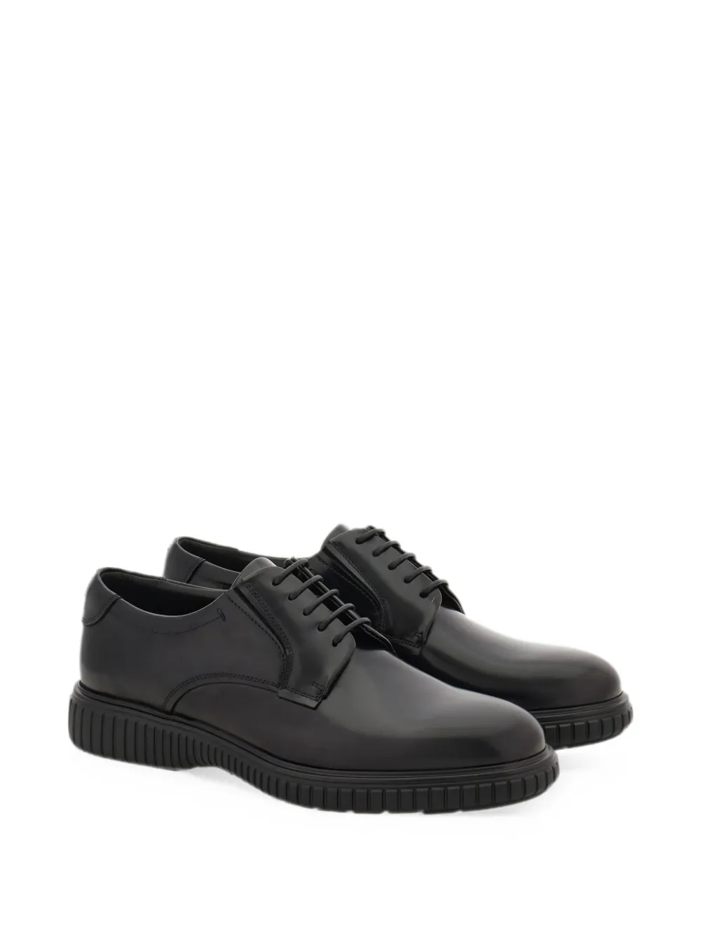Ferragamo casual Derby shoes Zwart