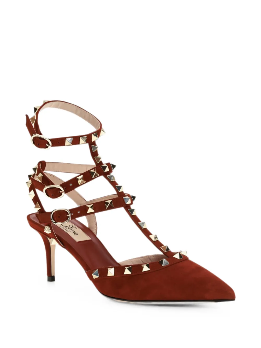 Valentino Garavani Rockstud pumps Bruin