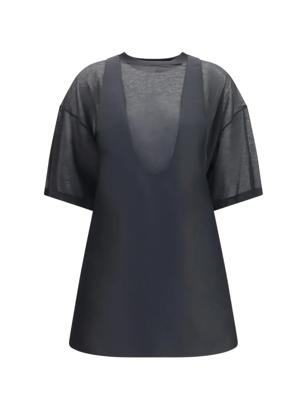 Balenciaga Hybrid T-shirt dress - Schwarz