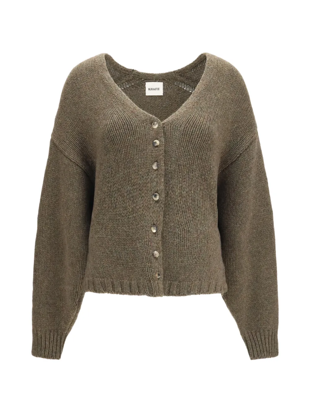 Khaite Axel Cardigan In Green