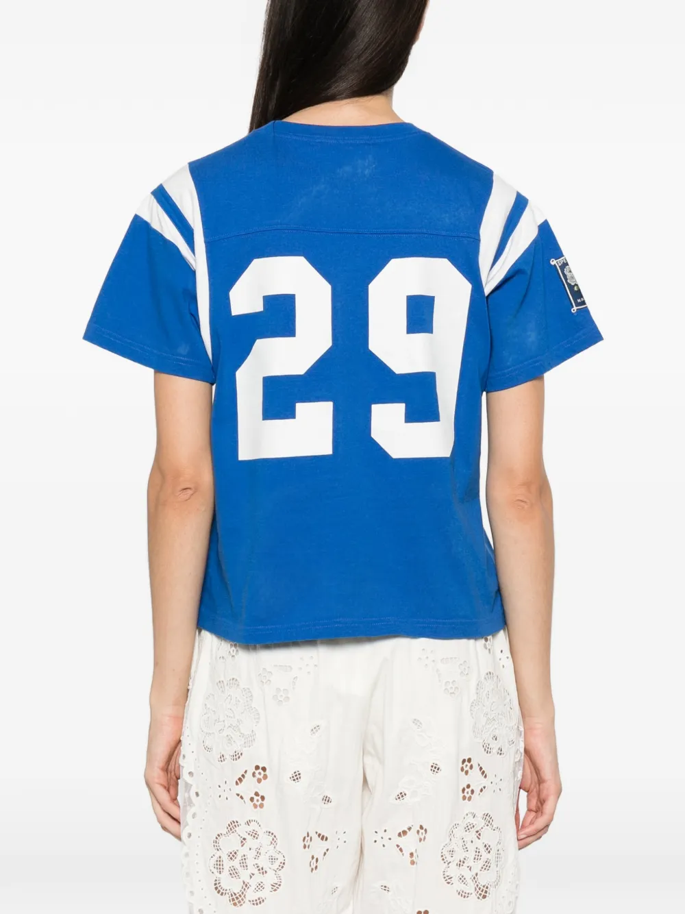 Sea Georgie T-shirt met ronde hals Blauw