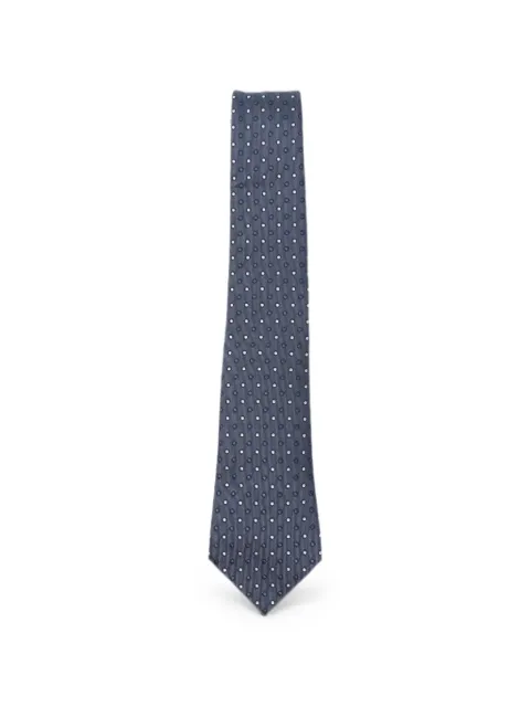 Giorgio Armani polka-dot silk tie