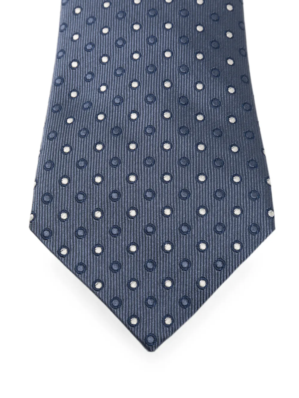 Giorgio Armani Stropdas met stippen Blauw