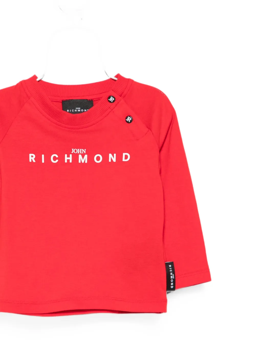 John Richmond Junior T-shirt met logoprint Rood