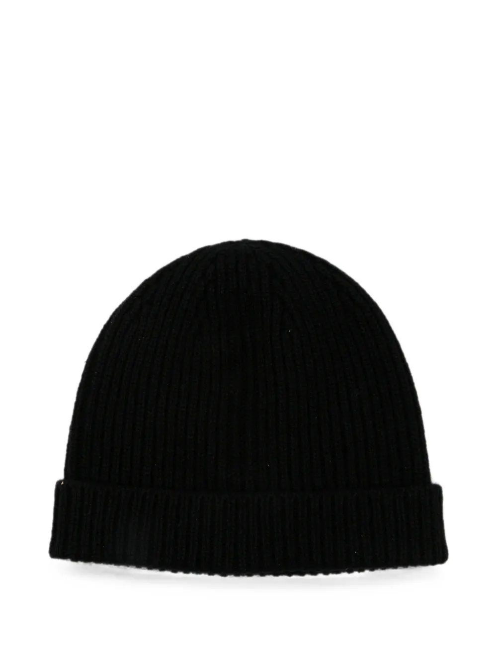 Rick Owens Ribgebreide muts Zwart