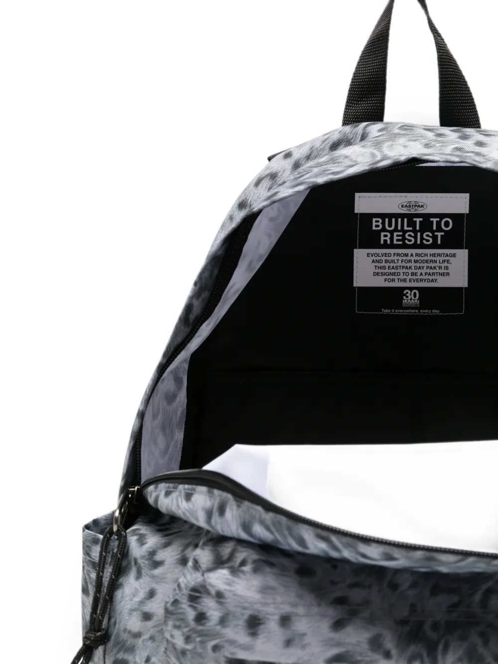 Eastpak Rugzak met luipaardprint Grijs