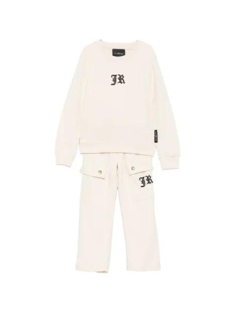 John Richmond Junior logo-embroidered tracksuit