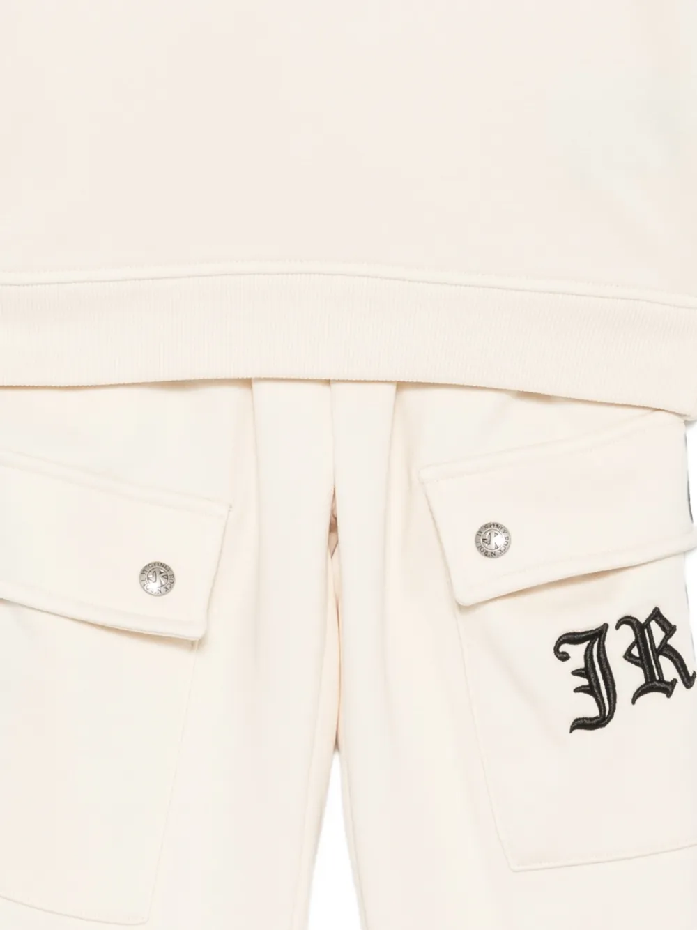 John Richmond Junior Trainingspak met geborduurd logo Beige