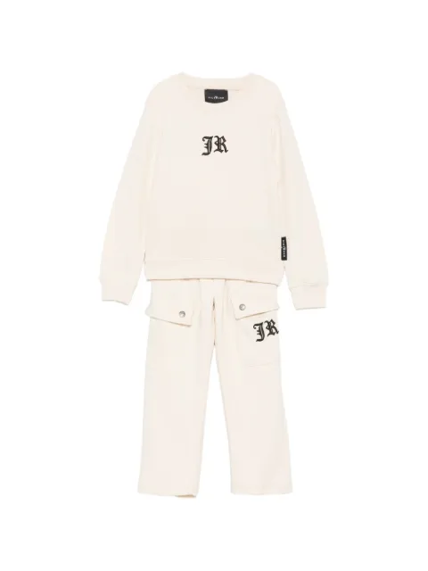 John Richmond Junior logo-embroidered tracksuit
