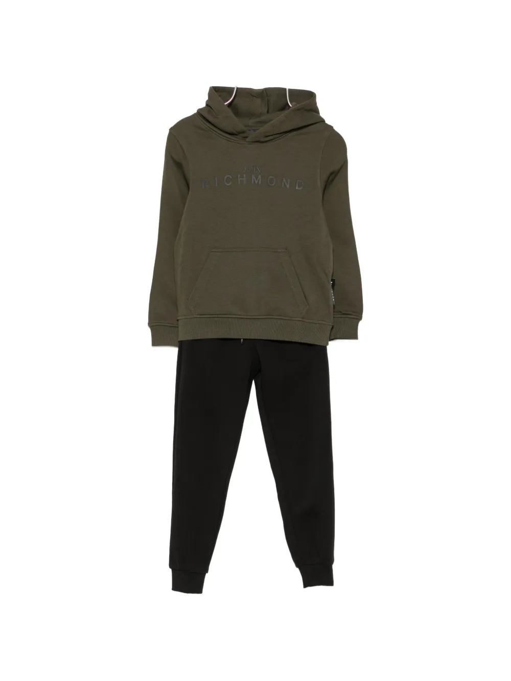 John Richmond Junior logo-print tracksuit set - Verde