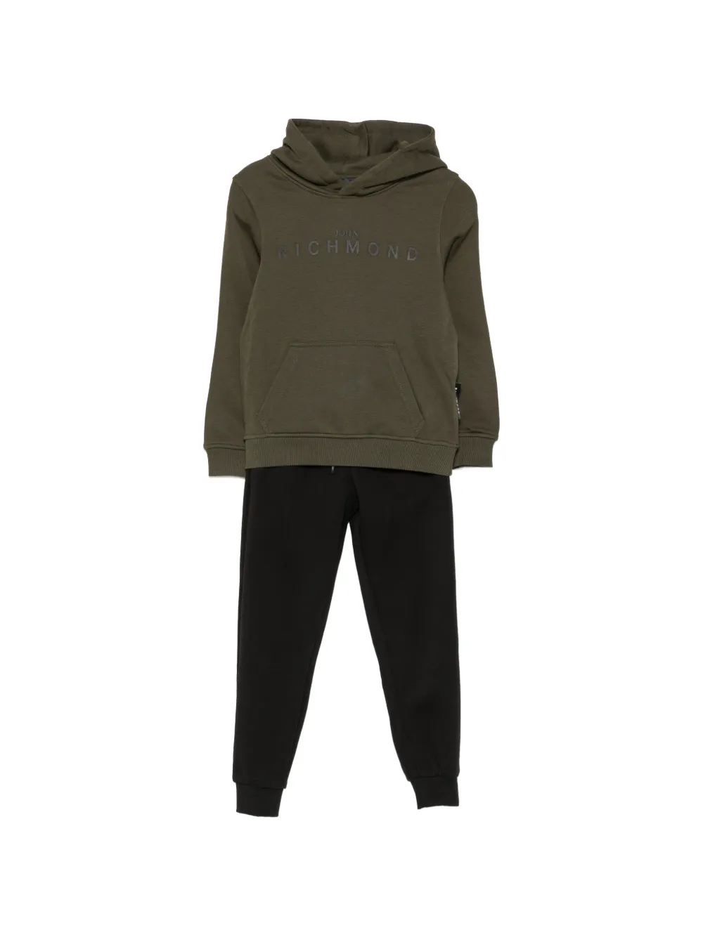 John Richmond Junior logo-print tracksuit set - Verde