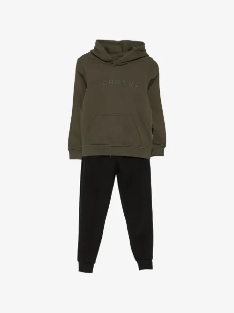 John Richmond Junior Jogginganzug mit Logo-Print