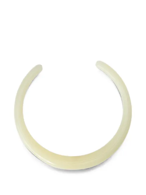 TOTEME polished open-cuff necklace