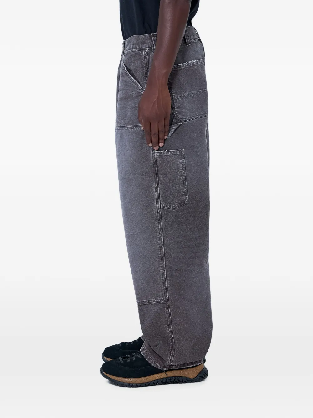 Carhartt WIP Cargo broek met versterkt vlak Grijs