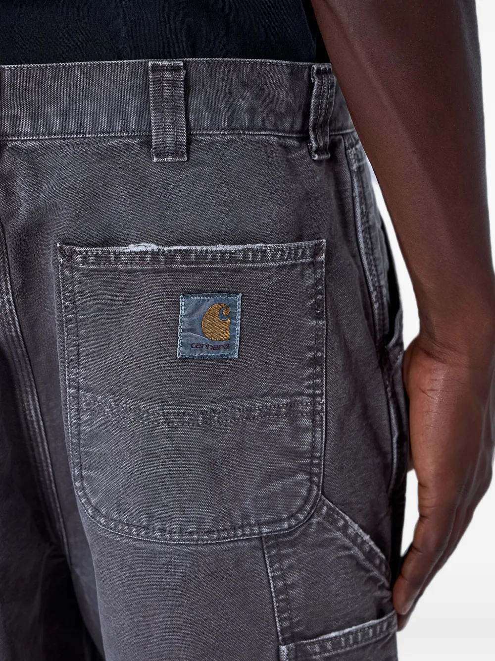 Carhartt WIP Cargo broek met versterkt vlak Grijs
