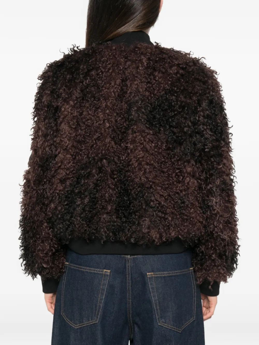 sacai Bomberjack met rits Bruin