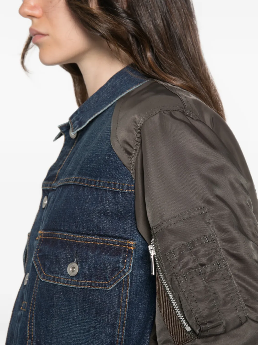 sacai Jack met ritszak Blauw