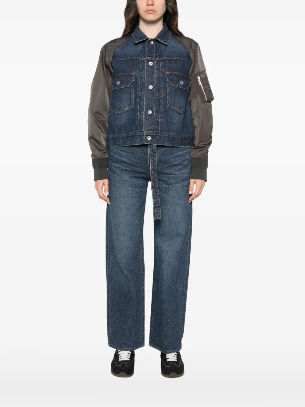 sacai Jack met ritszak Blauw