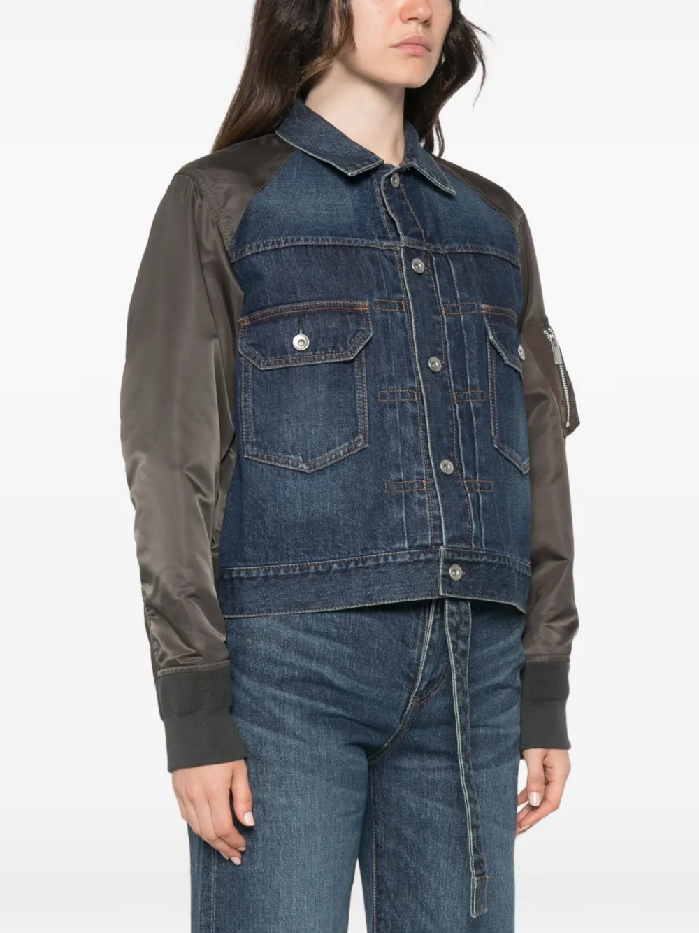 sacai Jack met ritszak Blauw