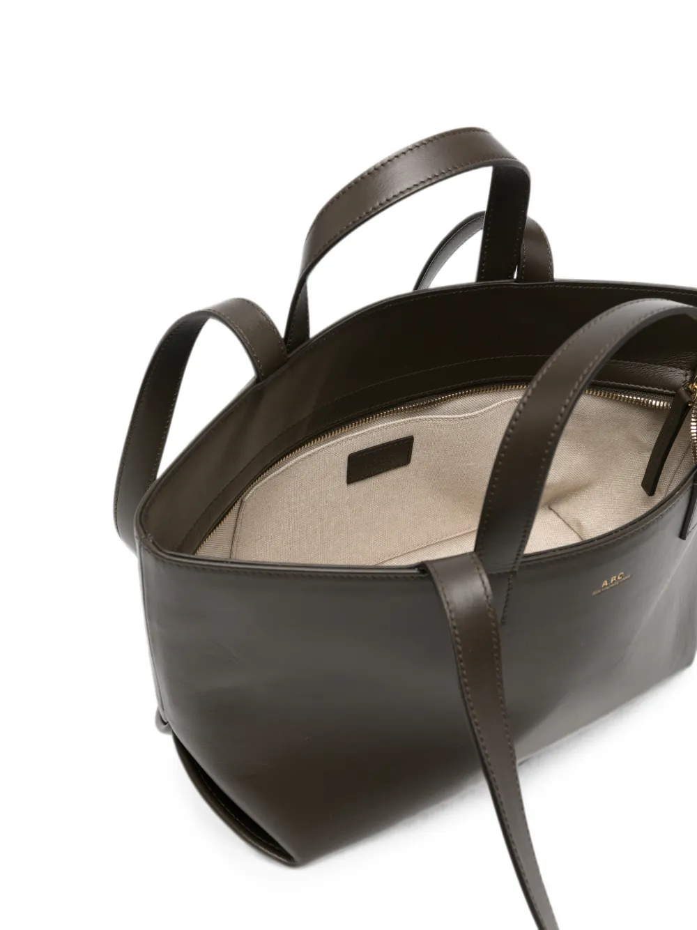 A.P.C. Drummer small tote bag Bruin