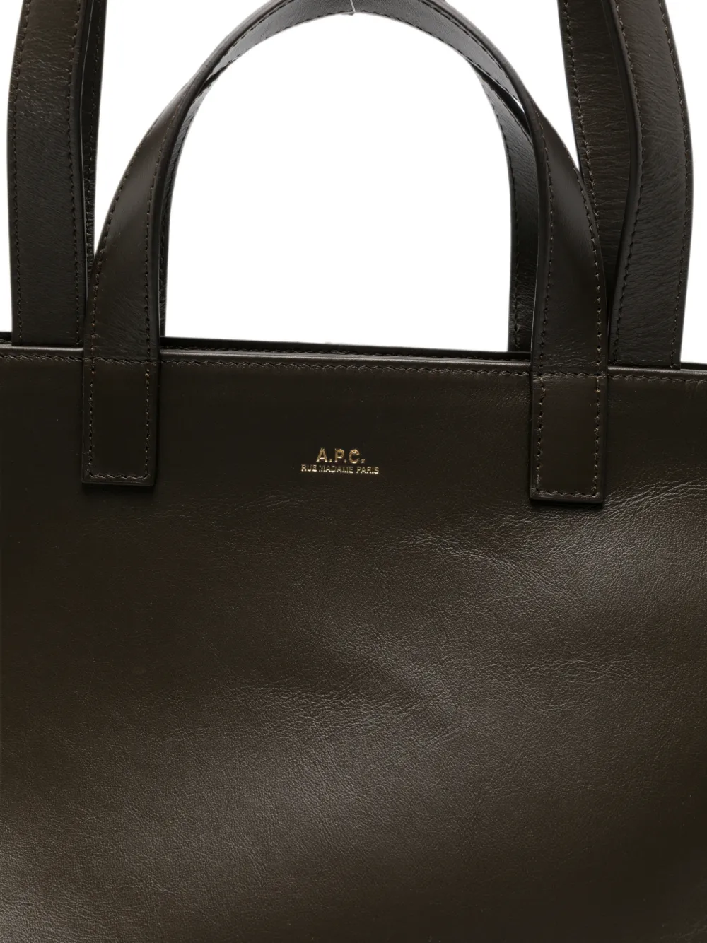 A.P.C. Drummer small tote bag Bruin