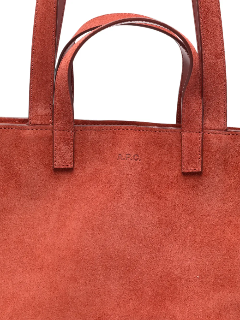 A.P.C. Suède shopper Oranje