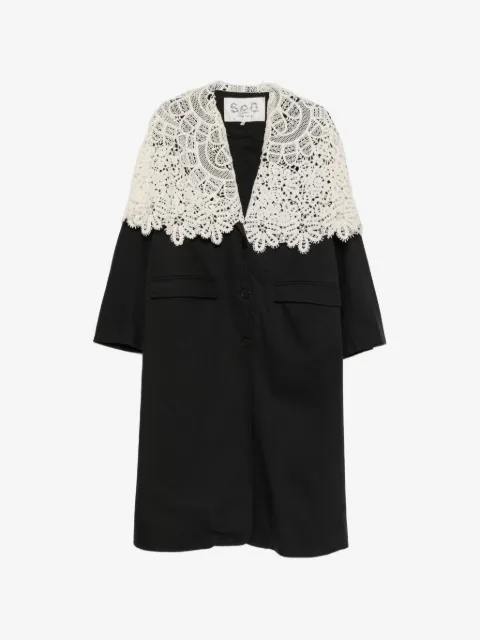 Sea Alina lace-collar coat