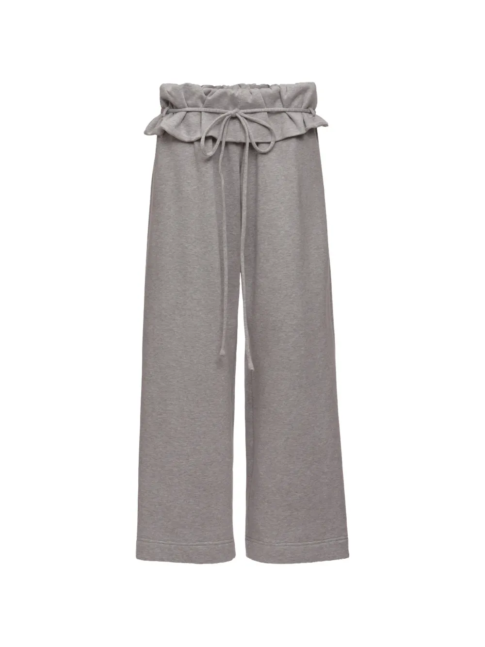 Magda Butrym ruffled drawstring-waist track pants - Grey