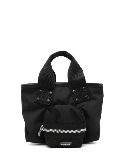 sacai multi-pocket tote bag