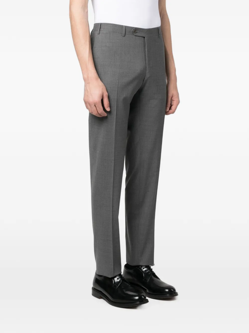 Canali Geplooide pantalon Grijs