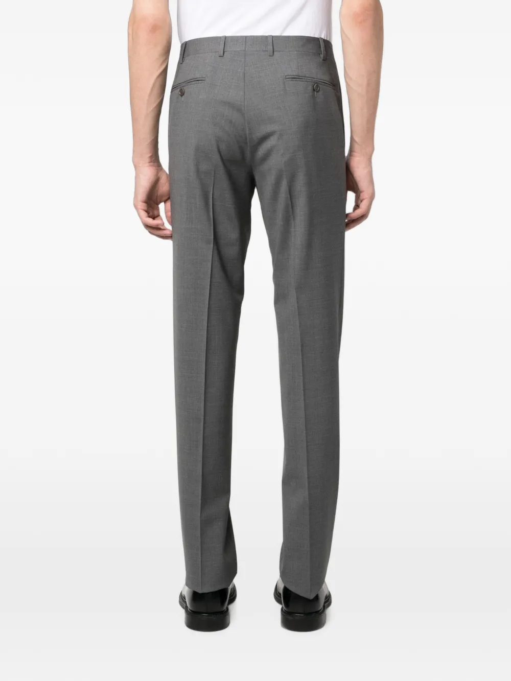 Canali Geplooide pantalon Grijs