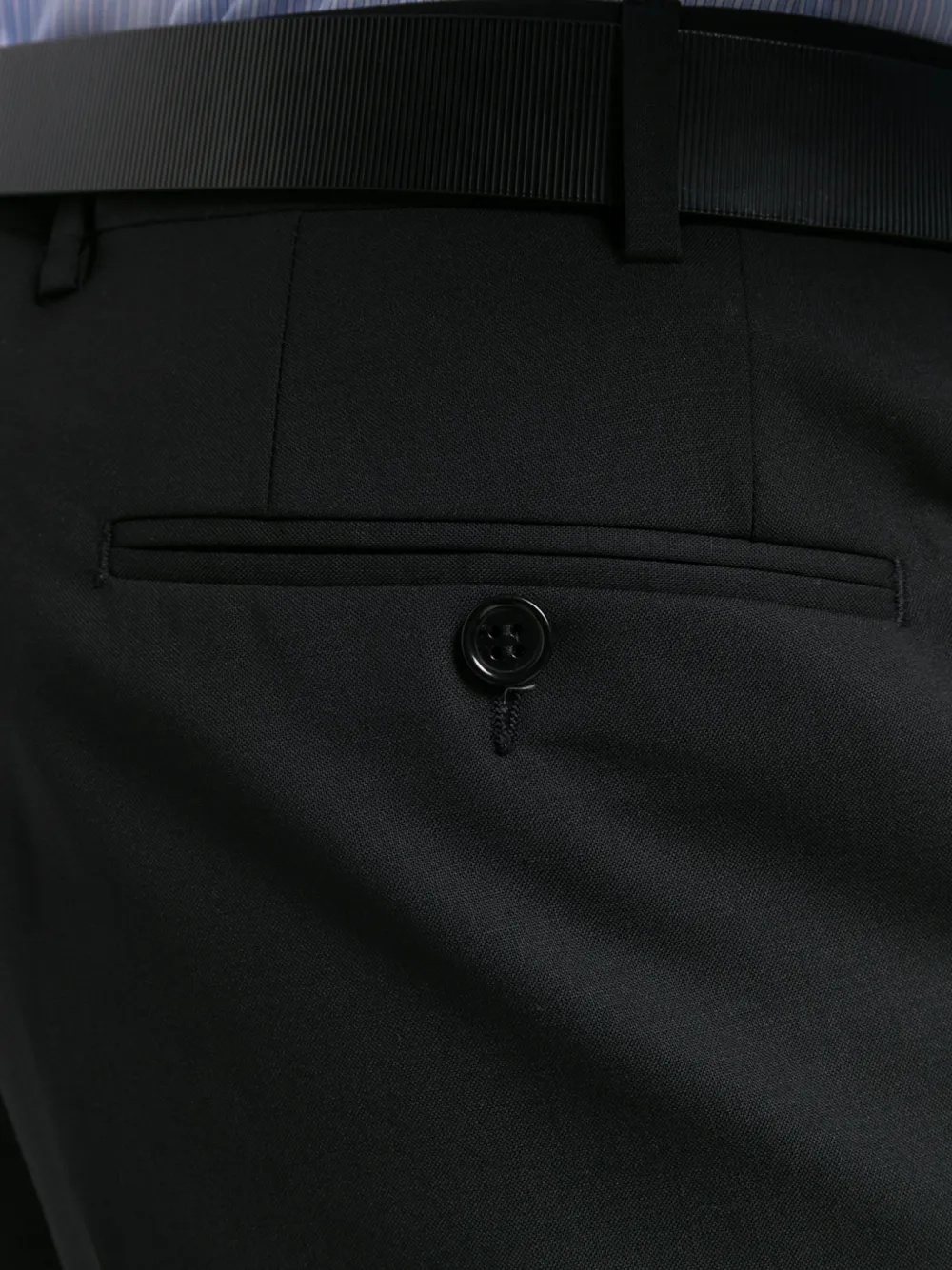 Canali Geplooide pantalon Zwart