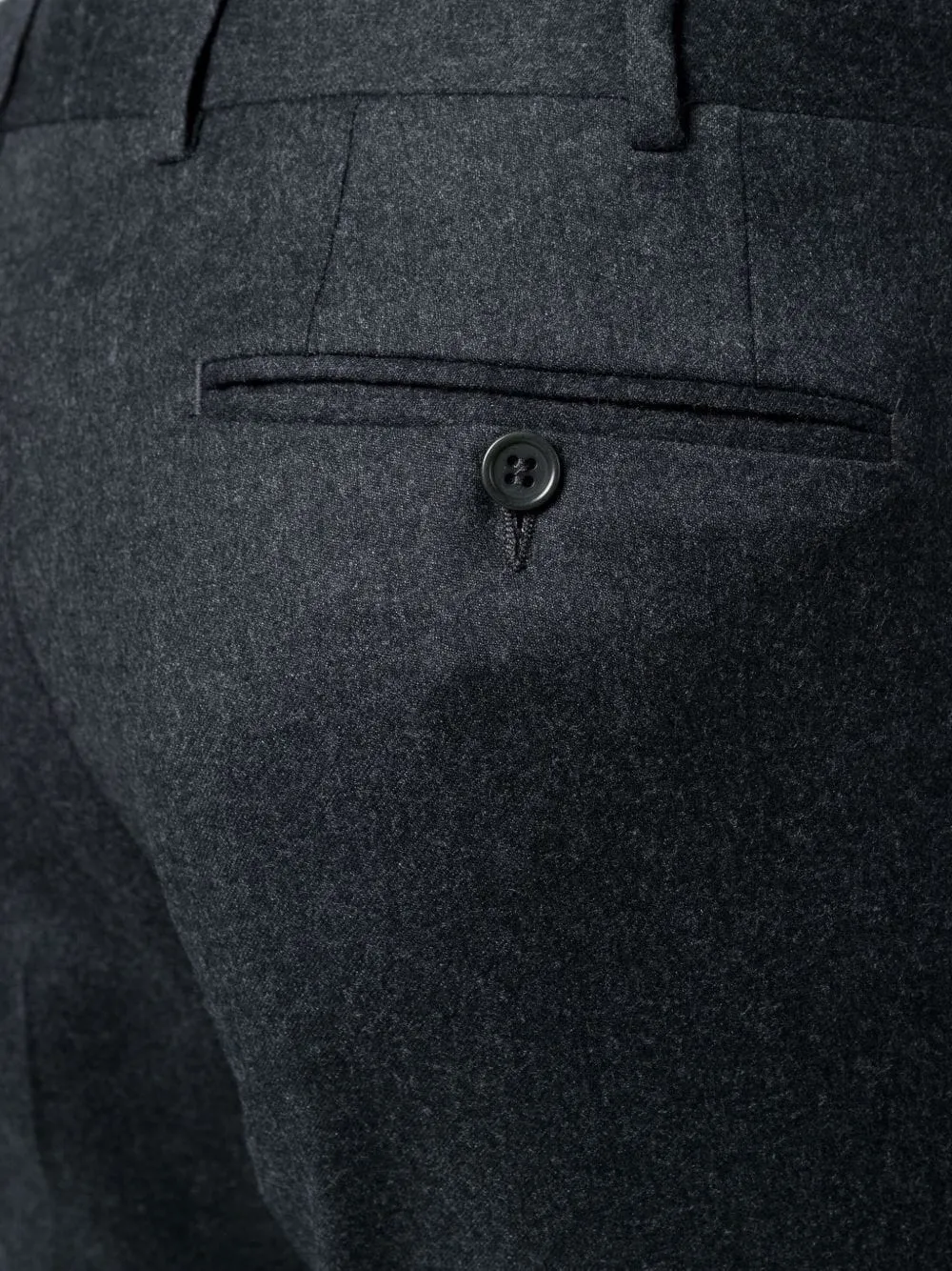 Canali pressed-crease tailored trousers Grijs