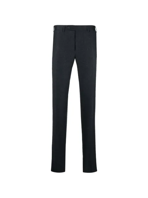 Canali pressed-crease tailored trousers