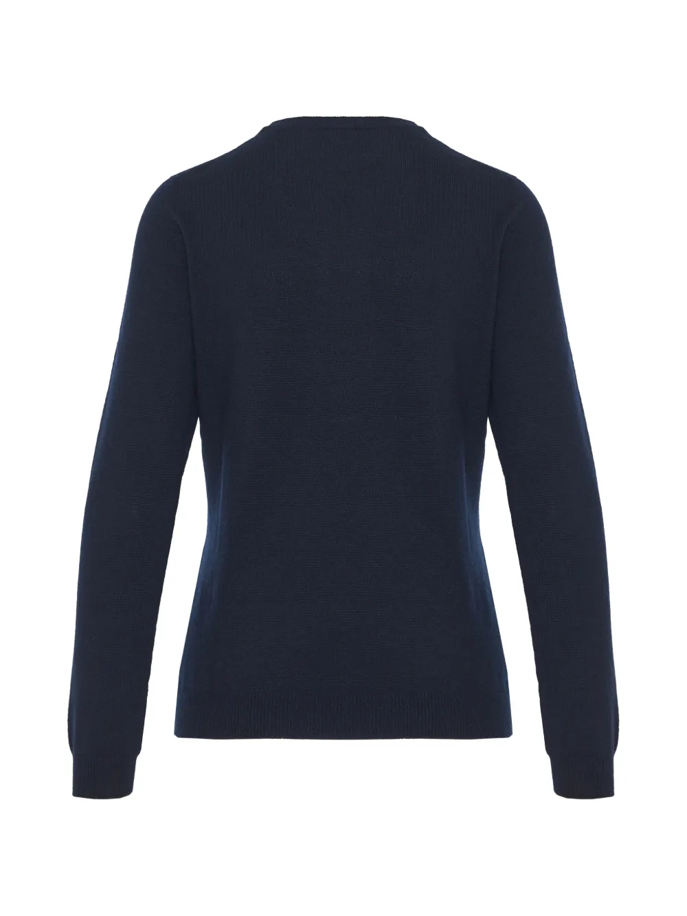 Barba Trui met ronde hals Blauw