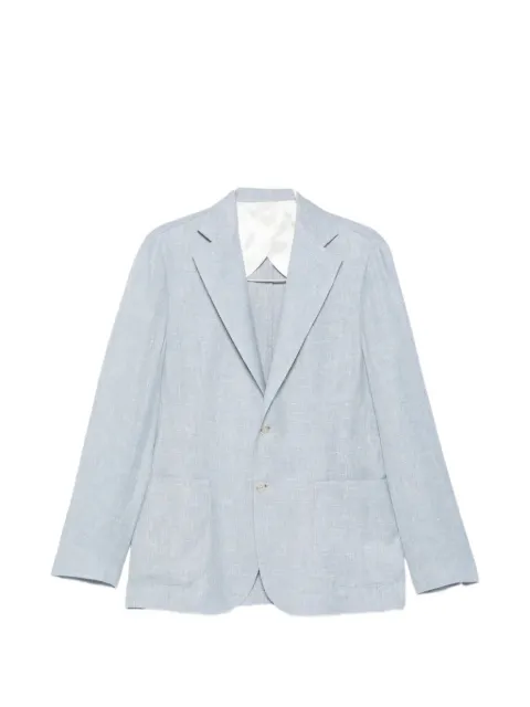 Barba notched-lapel single-breasted blazer
