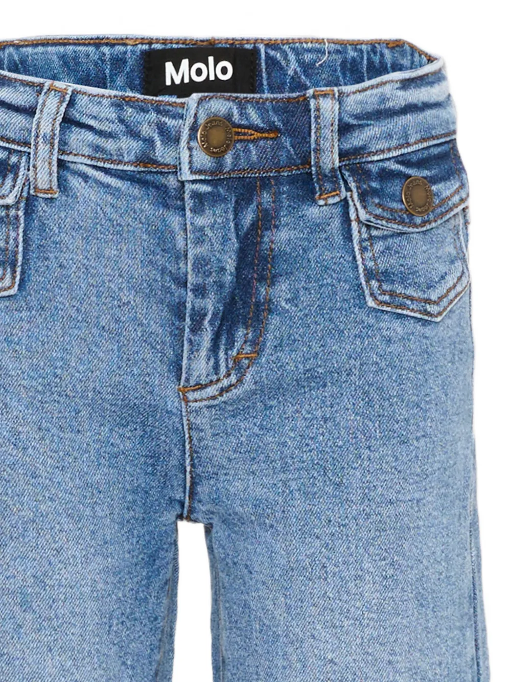 Molo Atla jeans met wijde pijpen Blauw