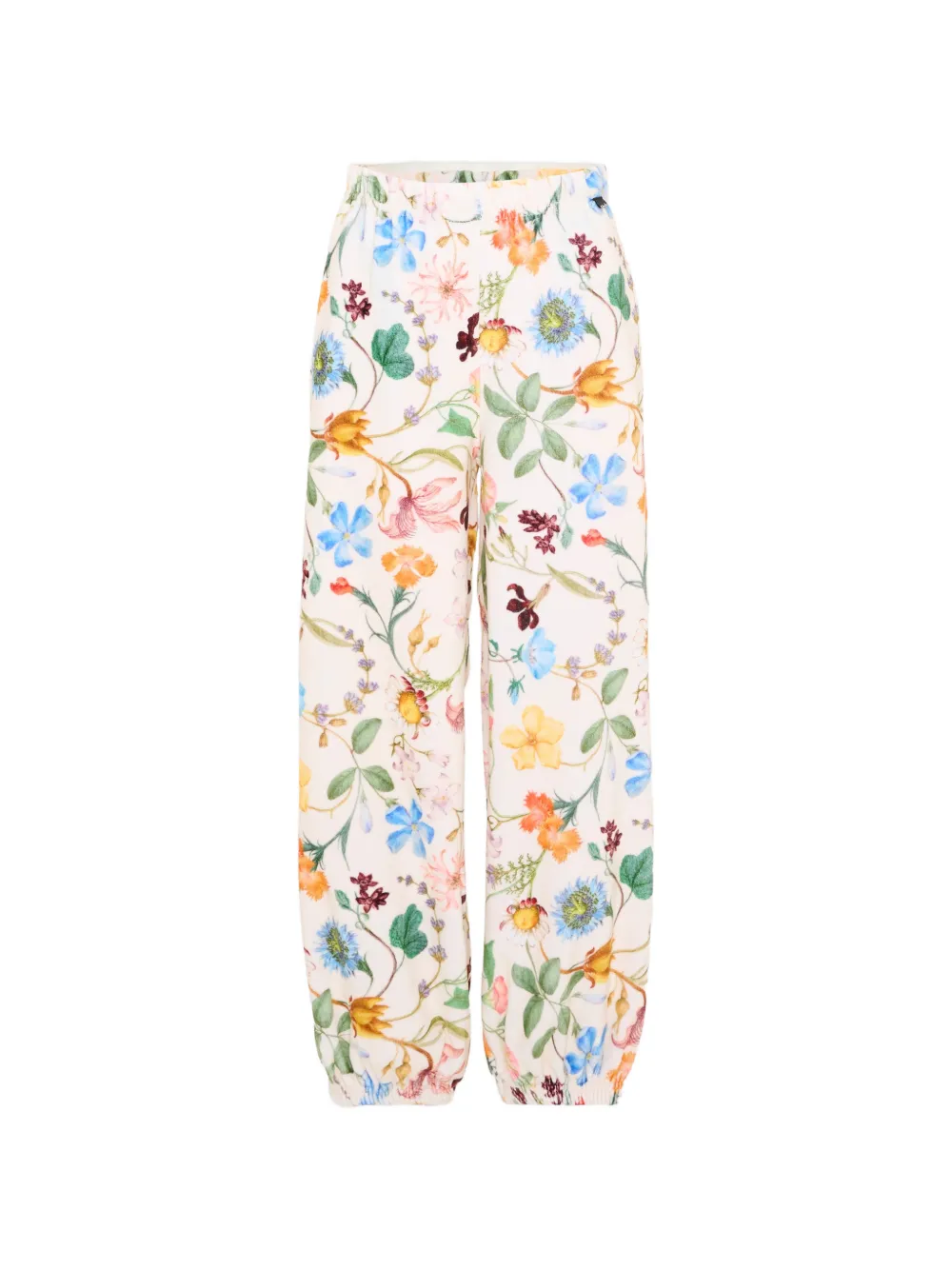Molo Adriana floral-print track pants - Toni neutri