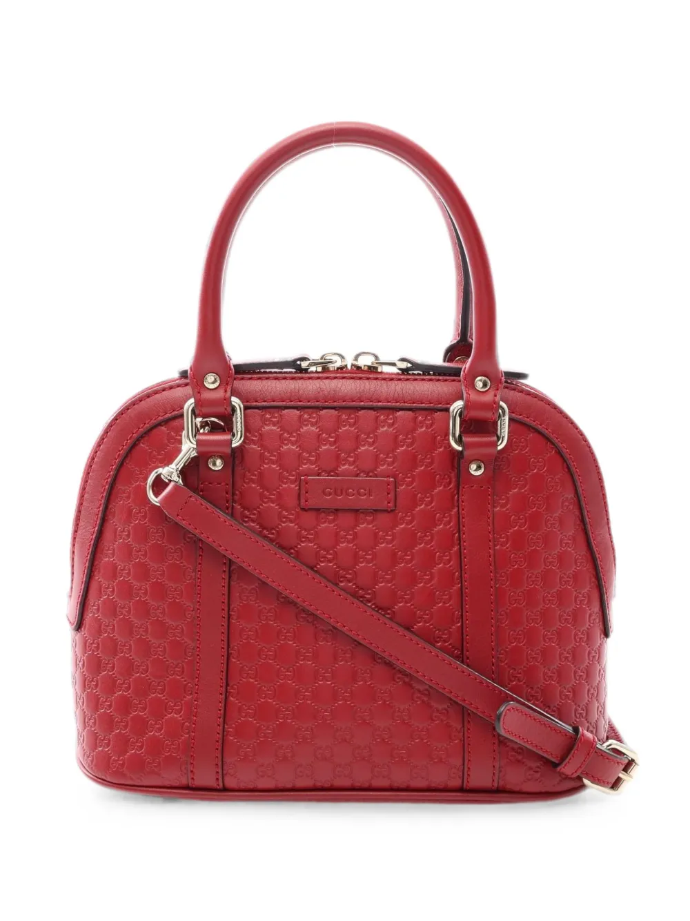 Gucci Pre-Owned 2000s Micro GG Guccissima tote bag - Rosso