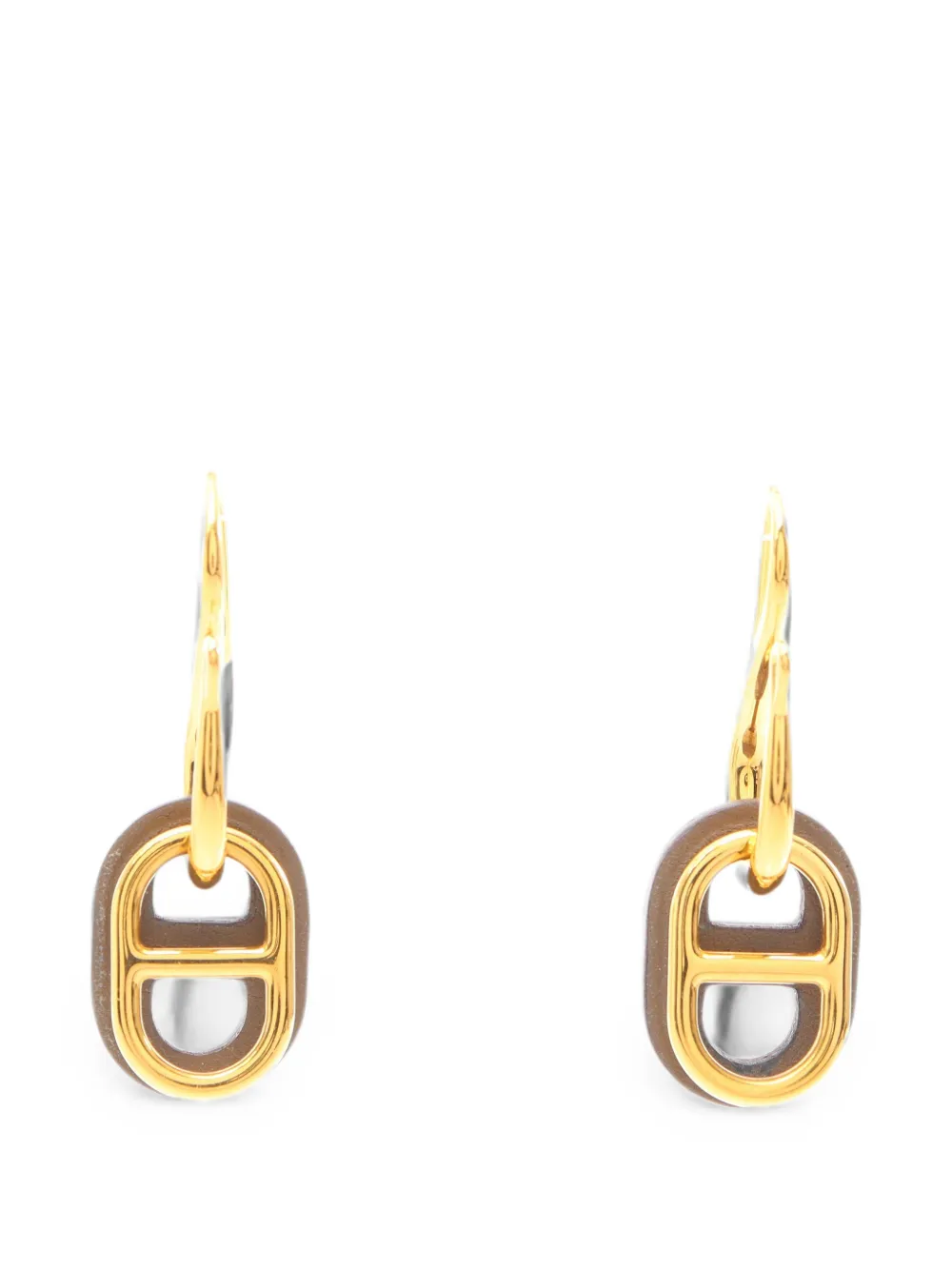 Hermès Pre-Owned 2010s O'Maillon Chaine d'Ancre earrings - Gold