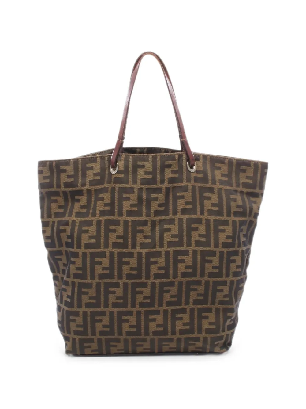Fendi Pre-Owned 2000s Zucca-pattern tote bag - Brown