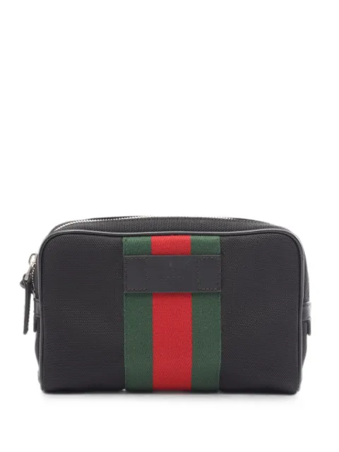 Gucci Pre-Owned 2010s Web stripe belt bag