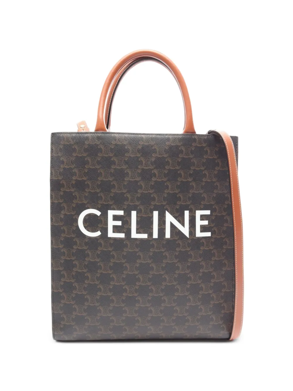Celine Pre-Owned 2010s Triomphe Vertical tote bag - Brown